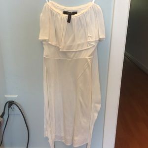 BCBG White Strapless Dress