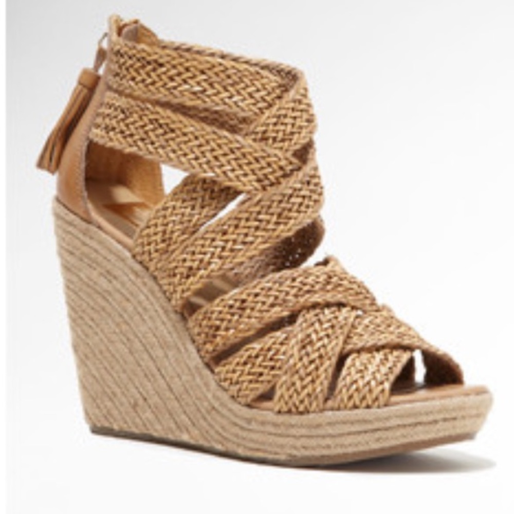 Dolce Vita Wedge Espadrilles Sandals with tassels