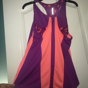 Small Purple and Pink Champions Workout Tank