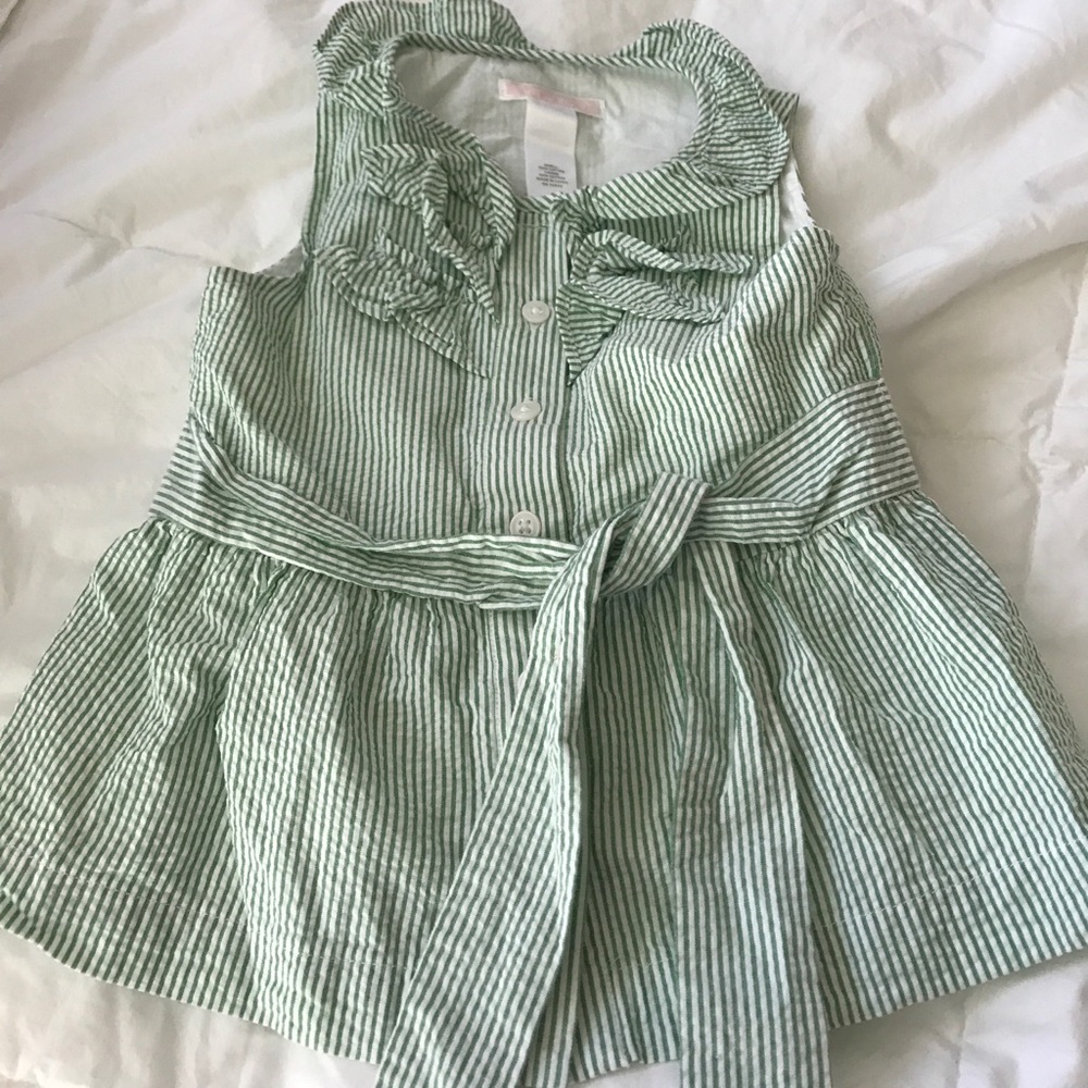 Janie & Jack sz 4 seersucker blouse