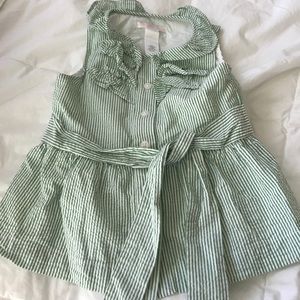 Janie & Jack sz 4 seersucker blouse