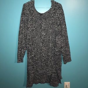 Black and white sweater