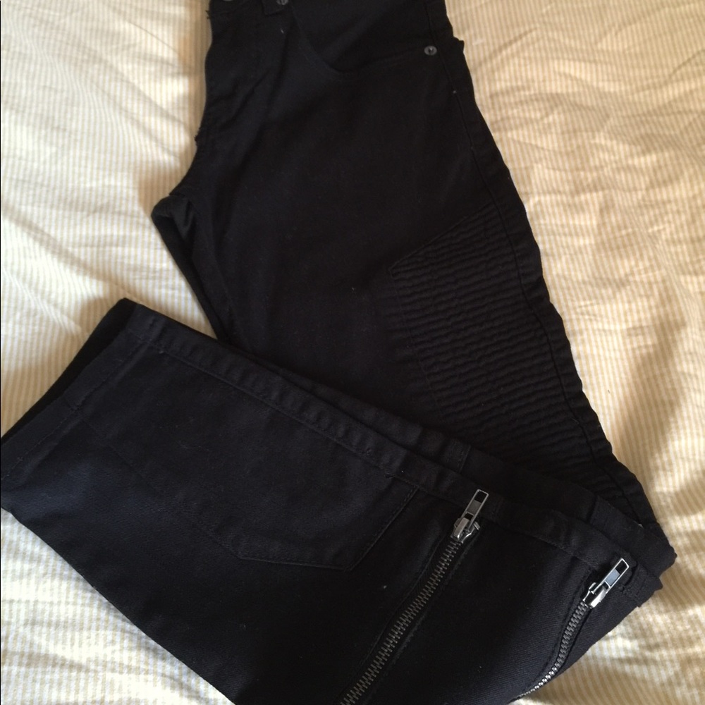 Black Premium Skinny Flex Men Jeans - Picture 3 of 5