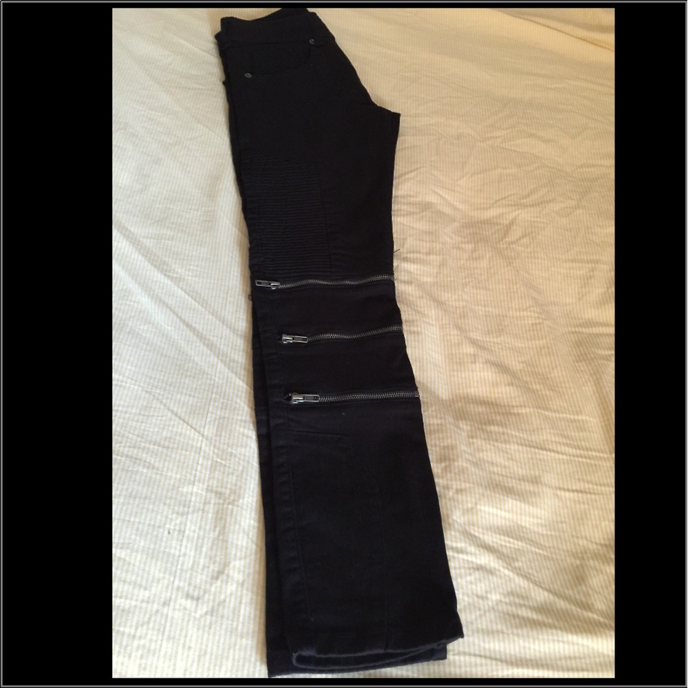 Black Premium Skinny Flex Men Jeans - Picture 4 of 5
