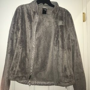 Small Grey Northface Zip up Jacket
