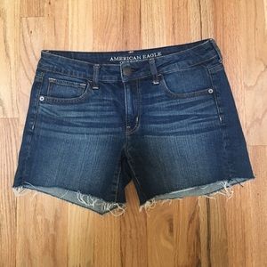 American Eagle denim shorts.