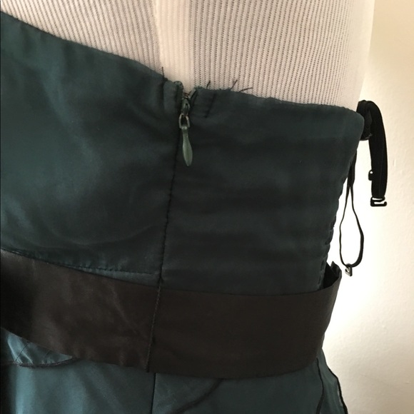 Valleygirl Dresses Dark Green Dress With Removable Straps Poshmark