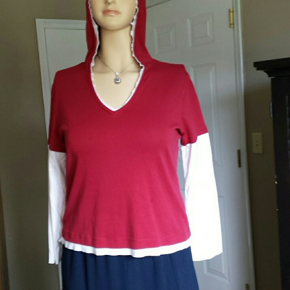 Long Sleeve Hooded Tops. *BUNDLE*.