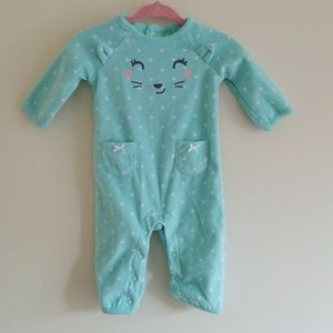 Carter's microfleece jumpsuit