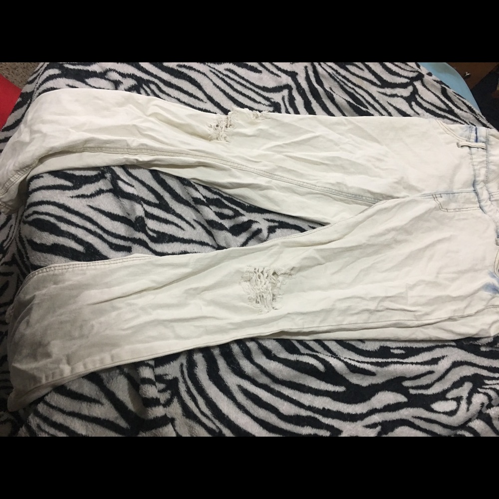 Stone washed overalls