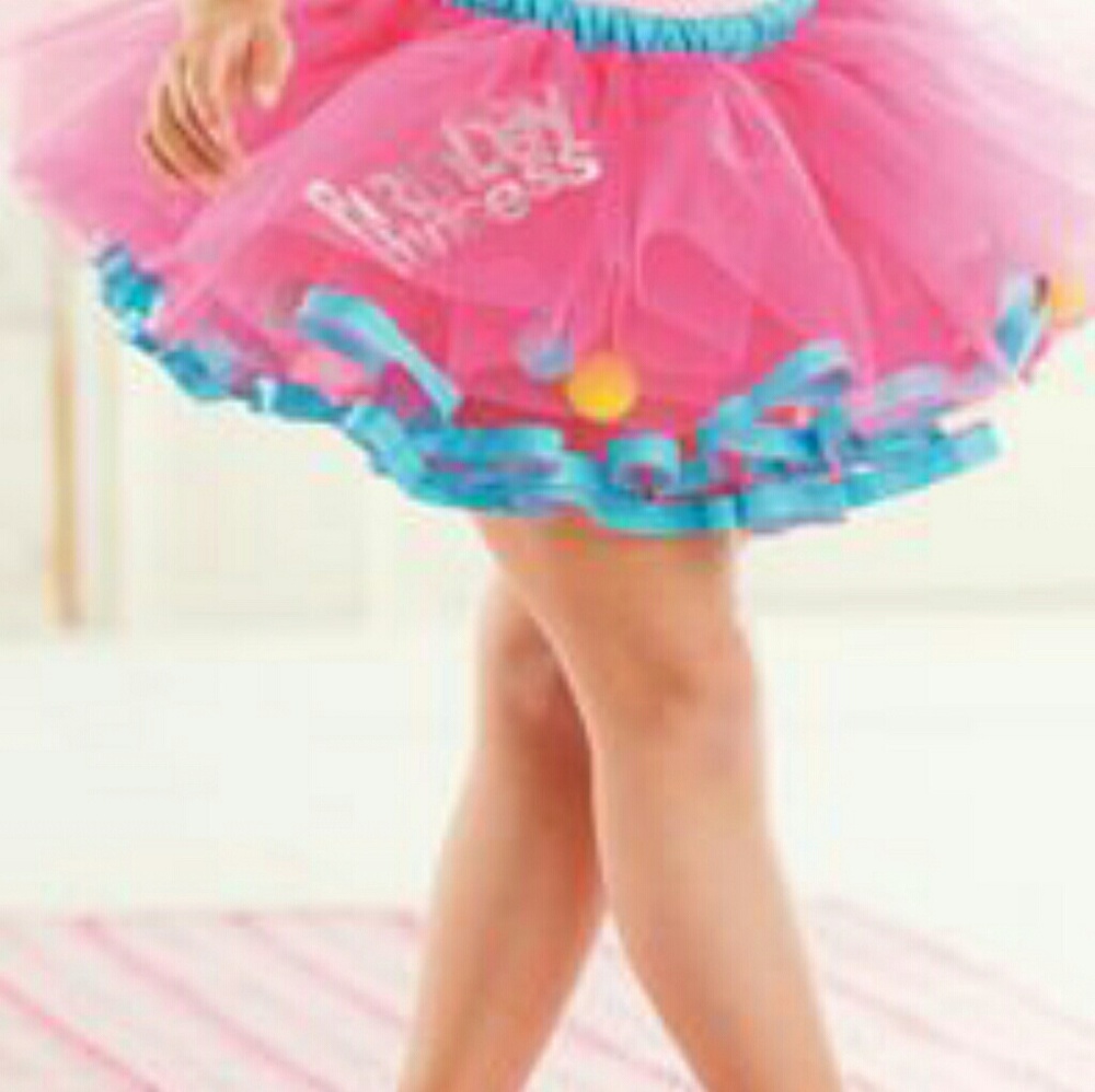 NWT Mud Pie Lil' Cupcake Birthday Tutu 0-18 months