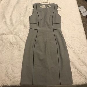 H&M grey work dress size 8