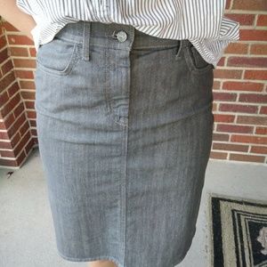 Denim Skirt, High Rise