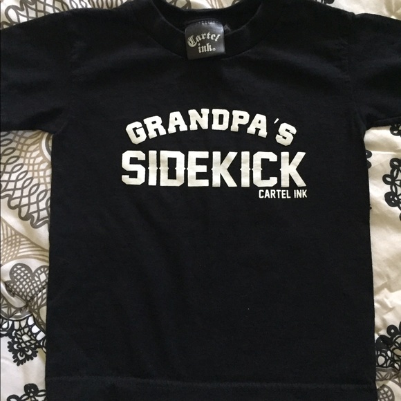 Cartel Ink Grandpa's Sidekick Black t-shirt Sz XS - Picture 1 of 2
