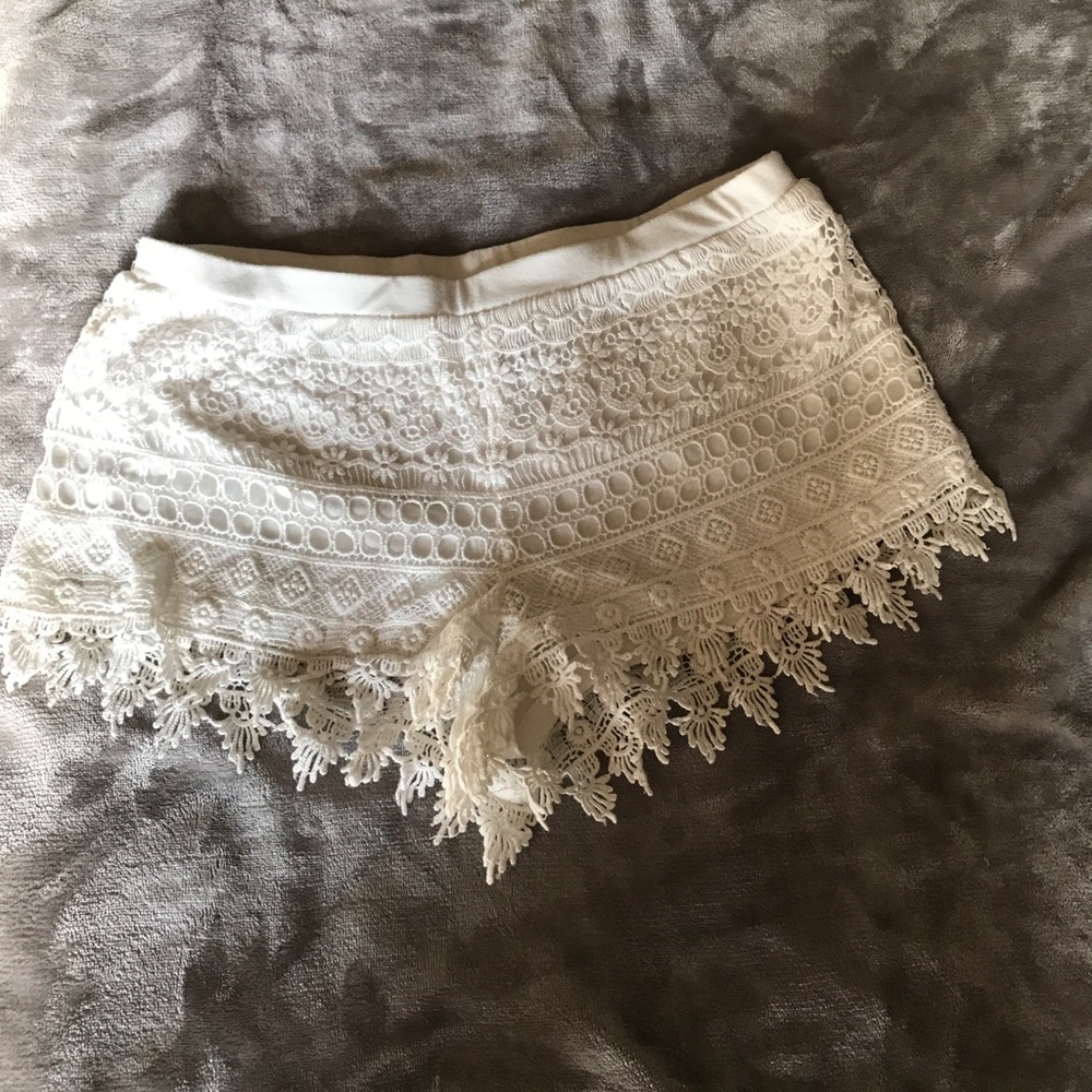 Lace shorts
