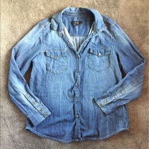 Jessica Simpson Lightweight denim button up