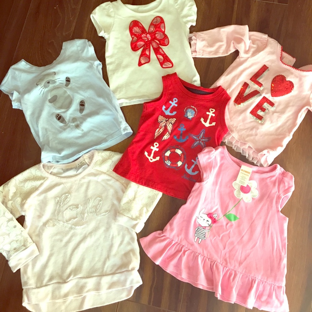 6-12, 9-12, 12 m lot. Tops. Great condition