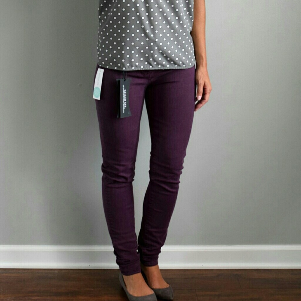 DKNY Purple Jeans