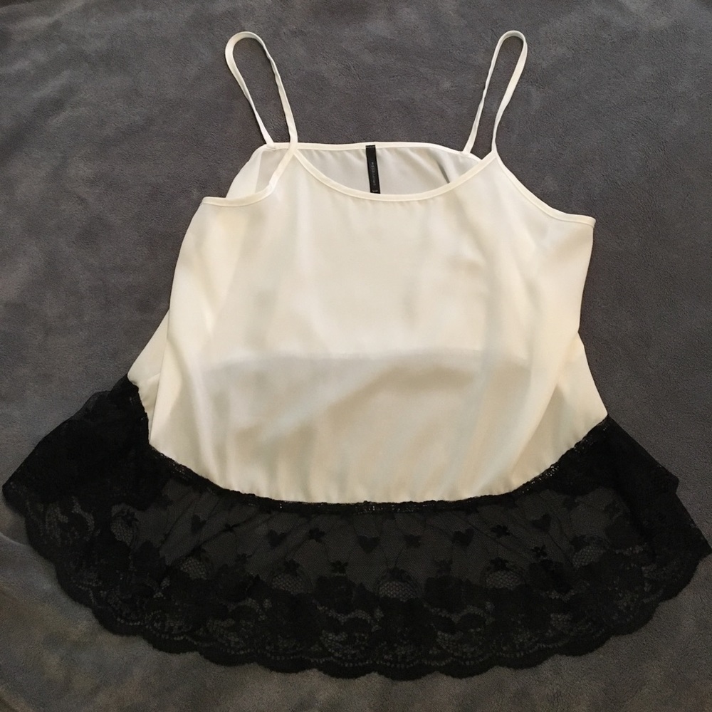 Sheer white cami