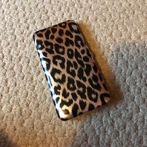 Leopard print wallet