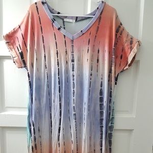!SALE! Multi Color Tie Dyed Maxi