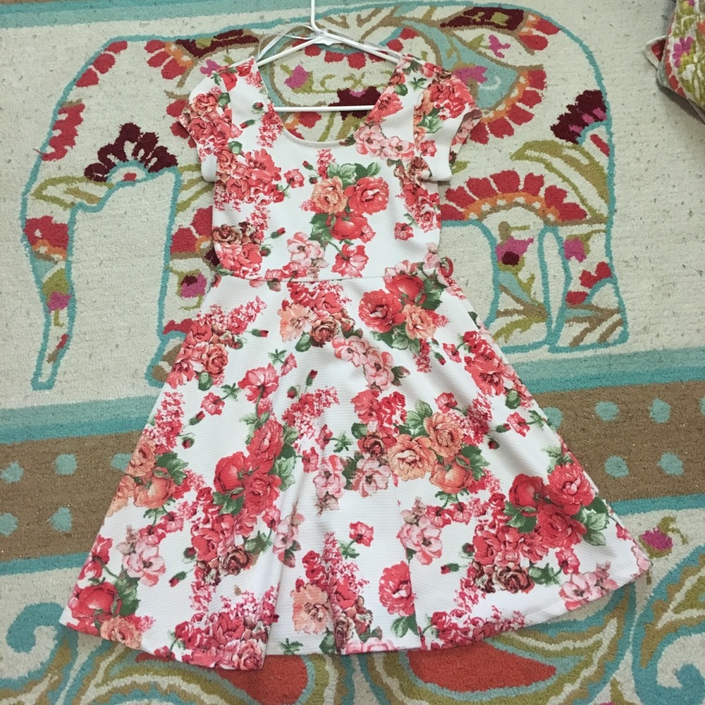 Floral skater dress