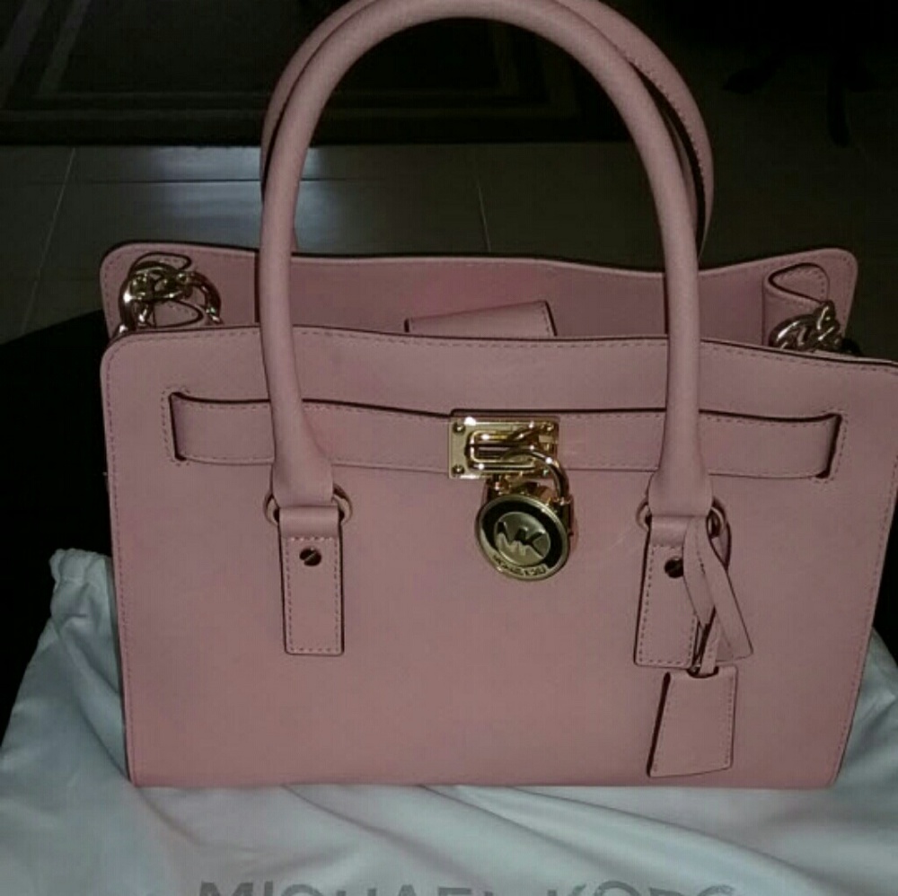 Michael Kors Medium Hamilton Pale Pink