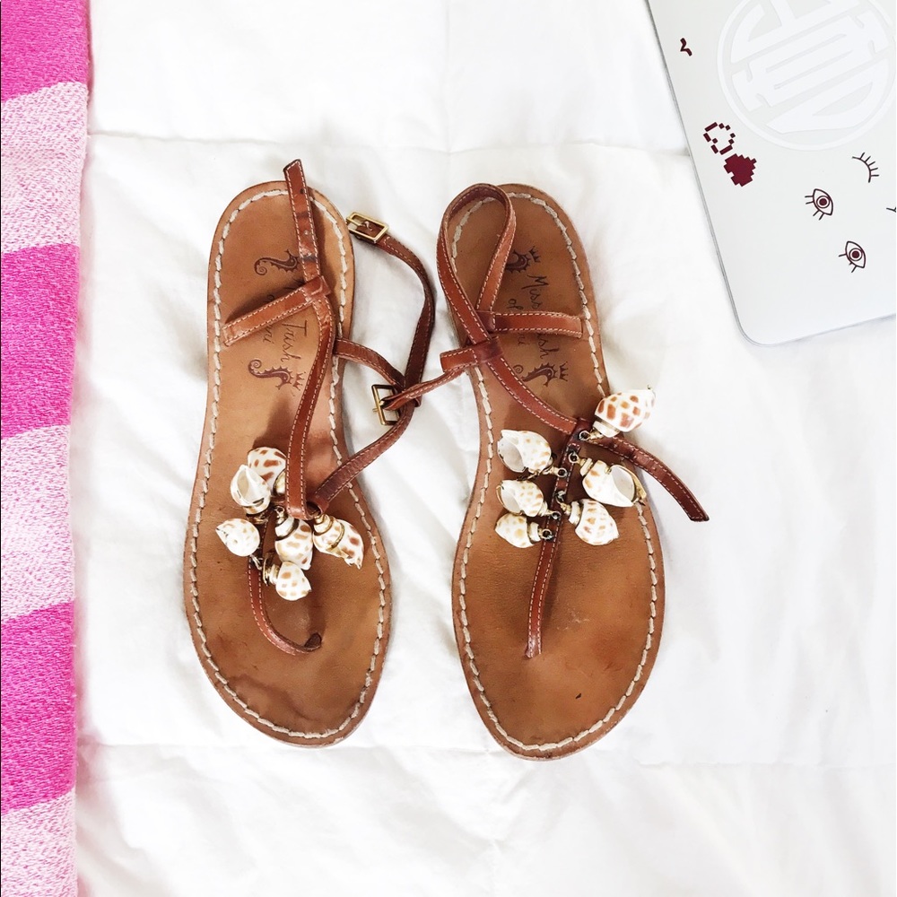 Miss Trish of Capri Shell Sandals