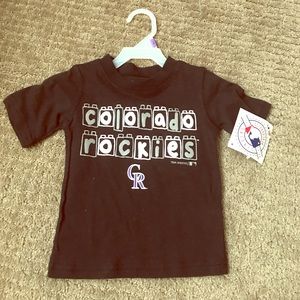 Colorado Rockies Genuine baseball tee - 12 mos