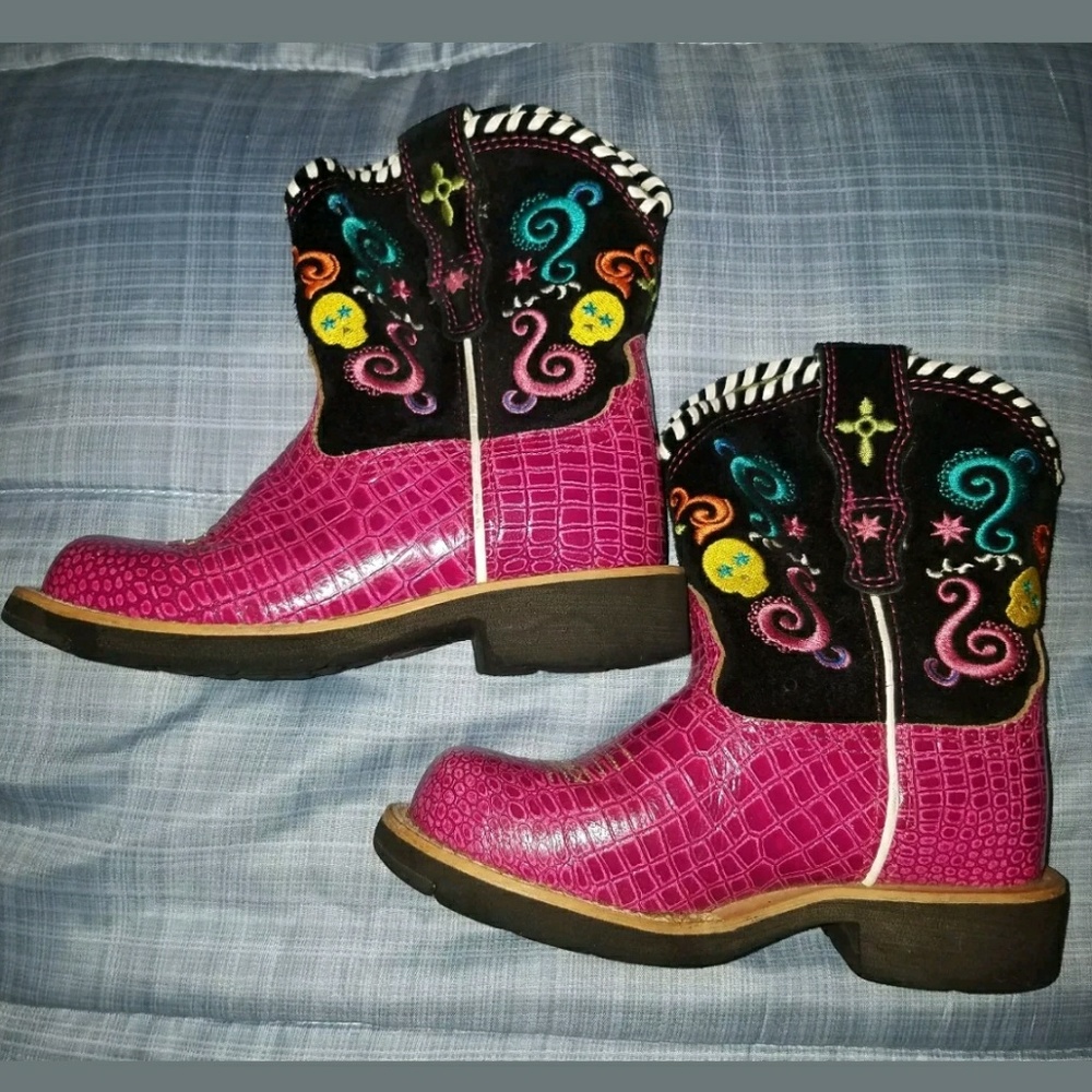 Ariat Showbaby☆Fiesta Western Cowgirl Boots Sz..4