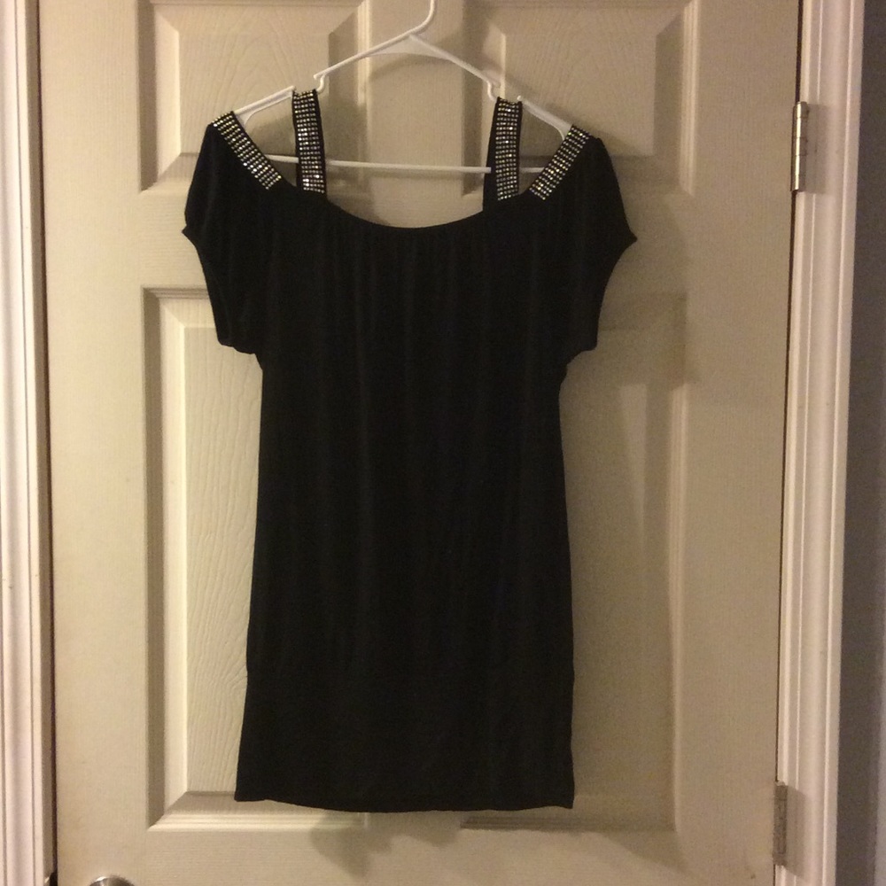 Cold shoulder blouse