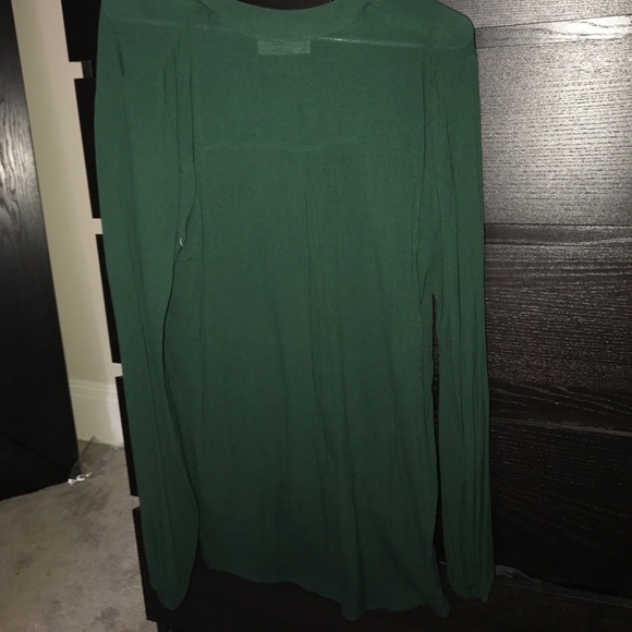 Long sleeve blouse with lace up front - Picture 2 of 2