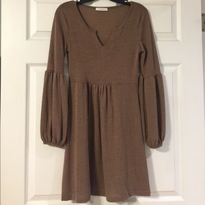 Reborn J Boutique Brand Tan Dress