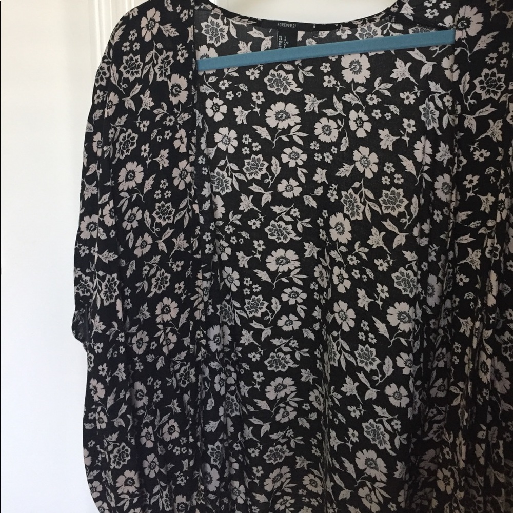 FLORAL kimono cardigan