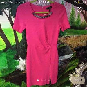 Bedazzled pink dress