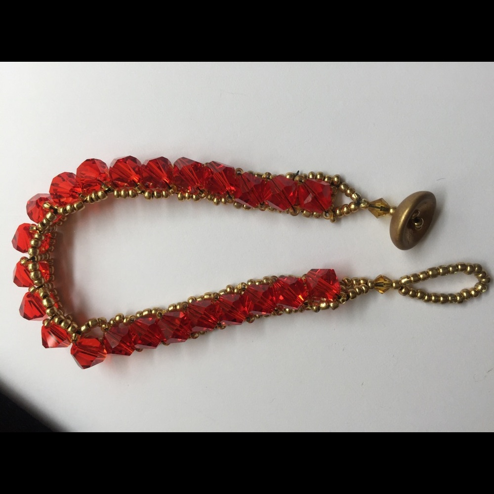 Hand Sewn Right Angle Weave Bracelet