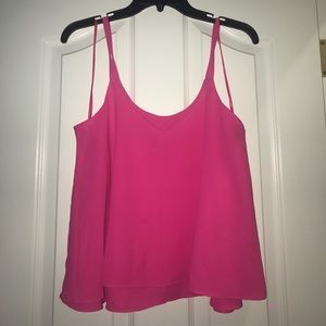Pink Flowy Tank