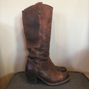 Frye Melissa western boots - brown/cognac