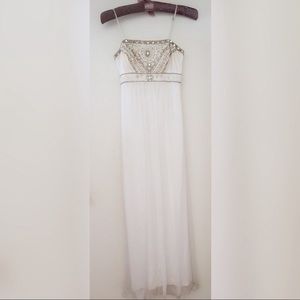 White Beaded Gown