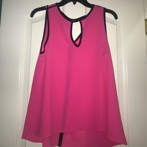 Pink and Black Flowey Tank