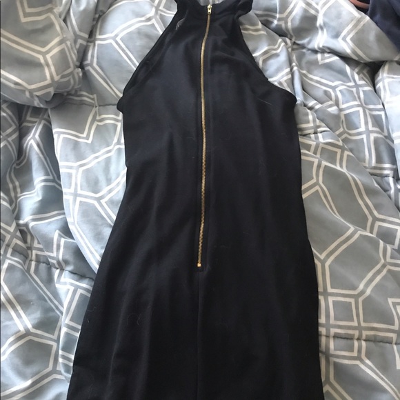 Gold neck bodycon dress - Picture 3 of 4