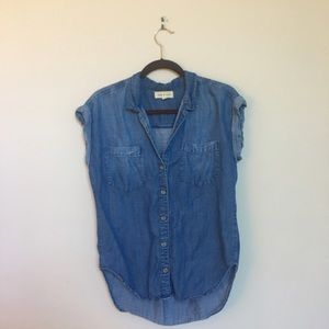 Antropologie Jean Button Up Shirt