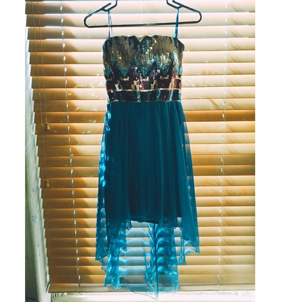 Sequin Blue Dress