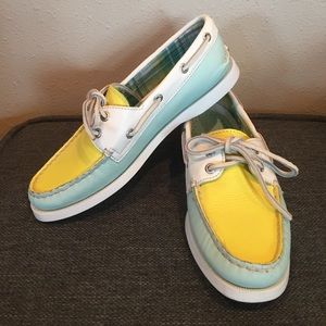 SPERRY Top-Sider in sea foam/yellow