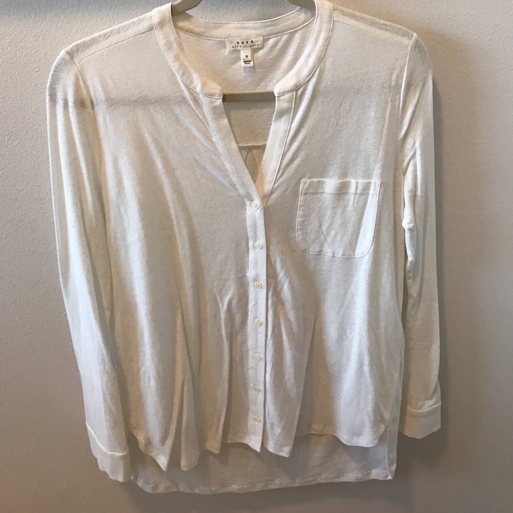 soft joie white tee