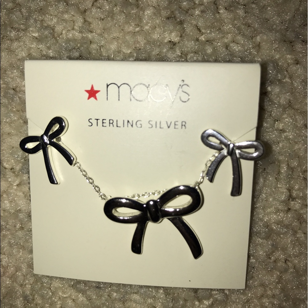 Brand new sterling silver earrings and necklace