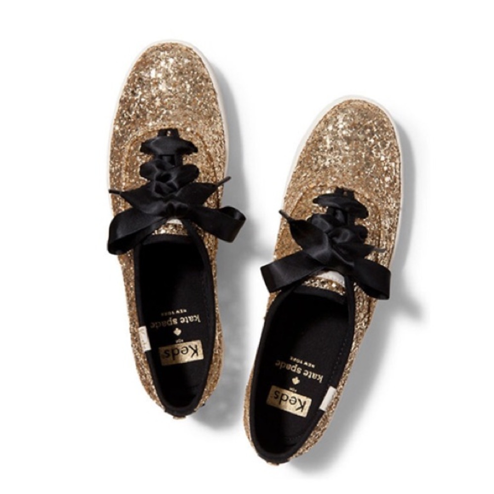 Kate Gold Glitter Keds ✨