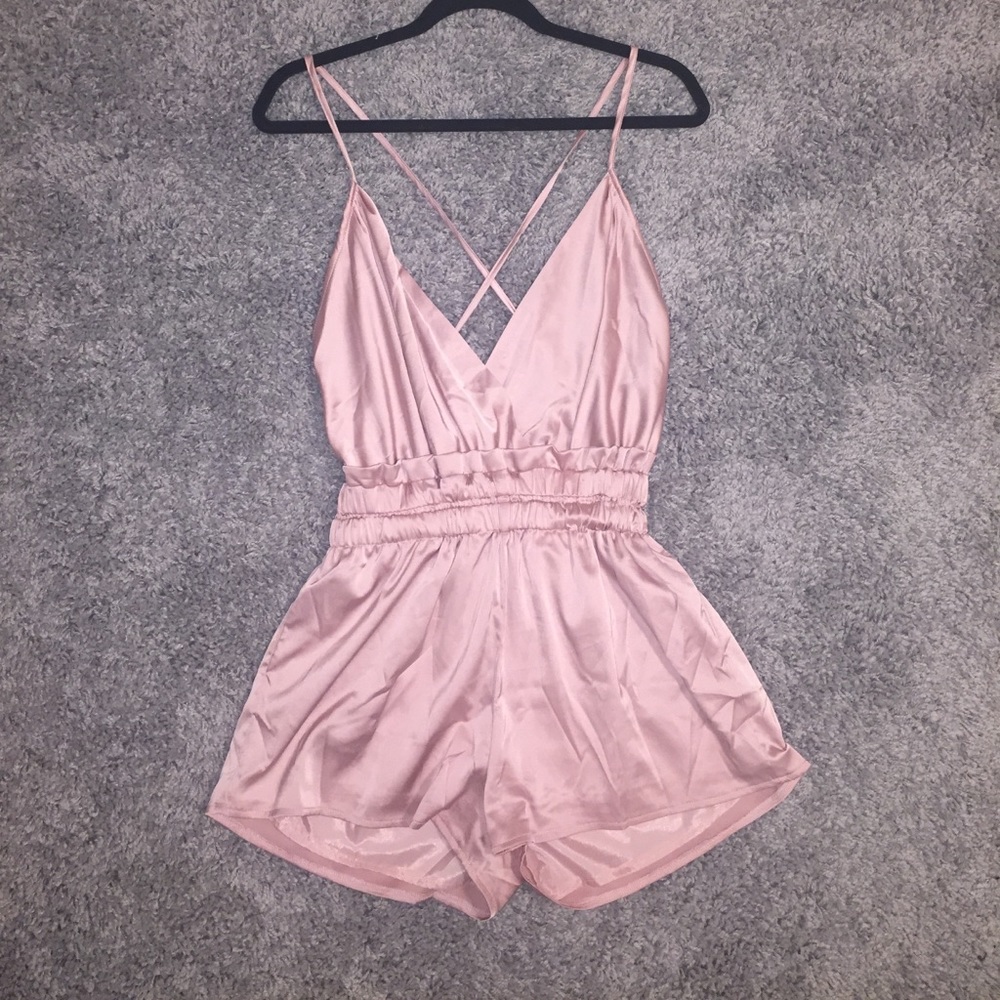 Jasmine Rose Silk Romper