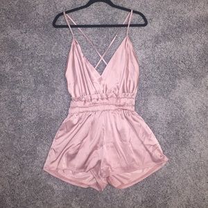Jasmine Rose Silk Romper