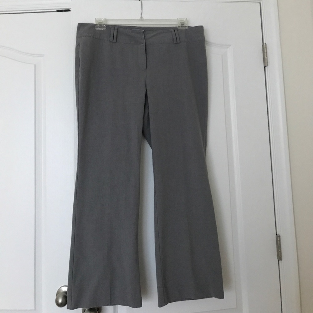 Size 16 gray straight leg dress pants